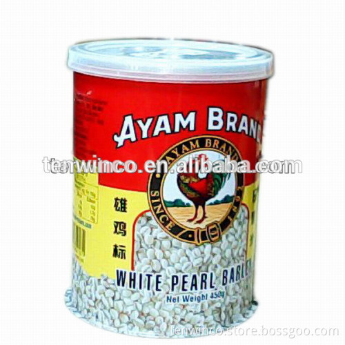 Round Powder or Spice Tin Can with Sealed Lid